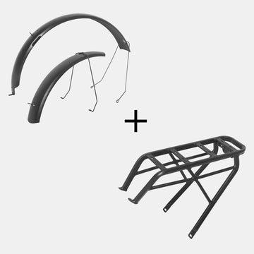 CB60 Fat Tire Electric Bike Rear Rack, Durable Cargo Carrier for Bags and Panniers